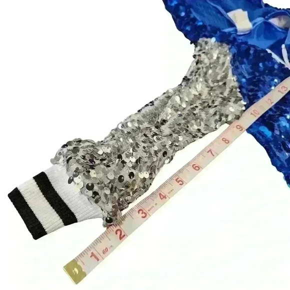 Weissman Girls Blue Sequin Dance Jacket, Size SC (Small); Style 9558 NEW - Picture 6 of 9